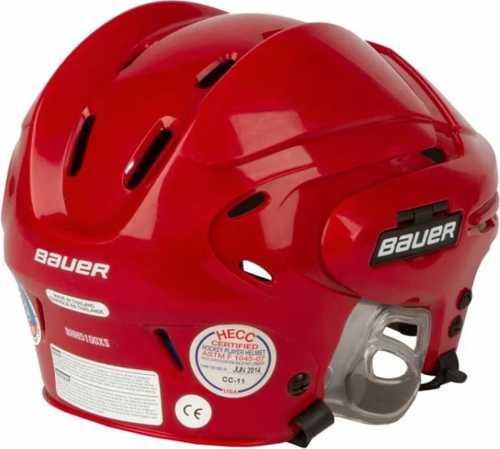 Helmetë për hockey Bauer, për meshkuj dhe femra, bardhë dhe e zezë