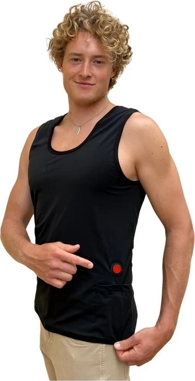 Jelek i ngrohur Glovii GV2L për sporte dimërore, Unisex, Poliester, Zi