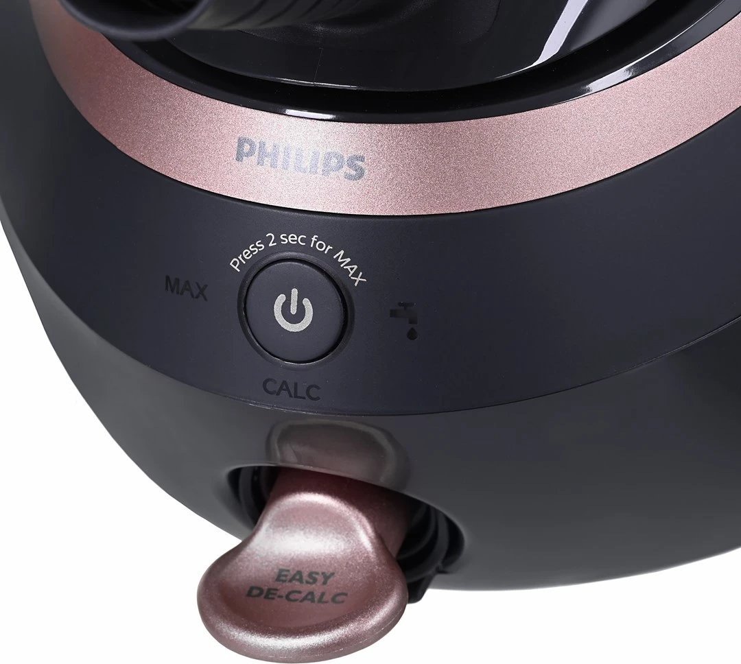 Hekur Philips PSG9040/80, 3100 W, me pllakë SteamGlide Elite, ngjyrë e zezë