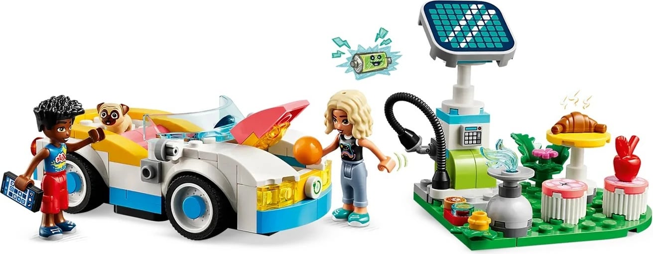 Set LEGO Friends 42609 Electric Car and Charger