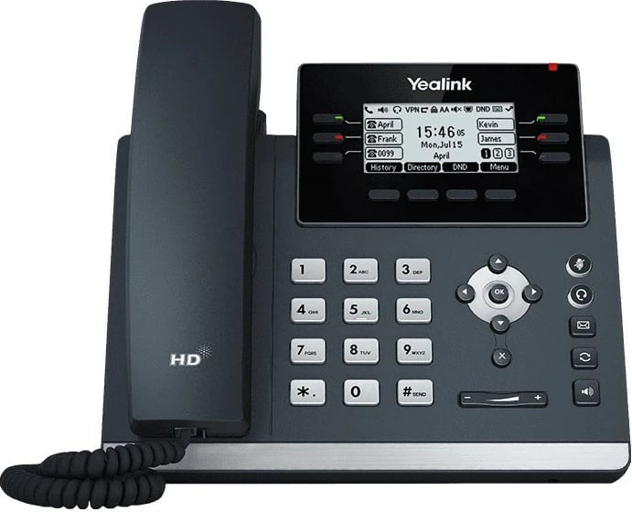 Telefon Yealink SIP-T42U, IP, Wi-Fi, hiri