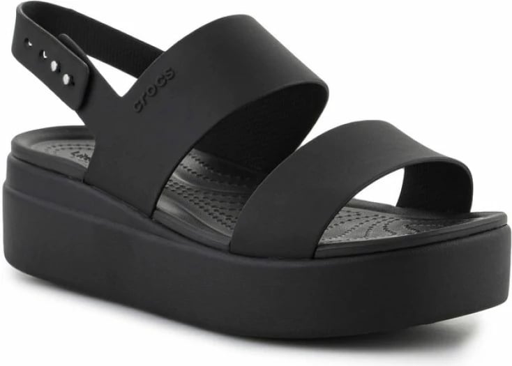 Sandale për Femra, Crocs, Brooklyn Low Wedge W, të zeza