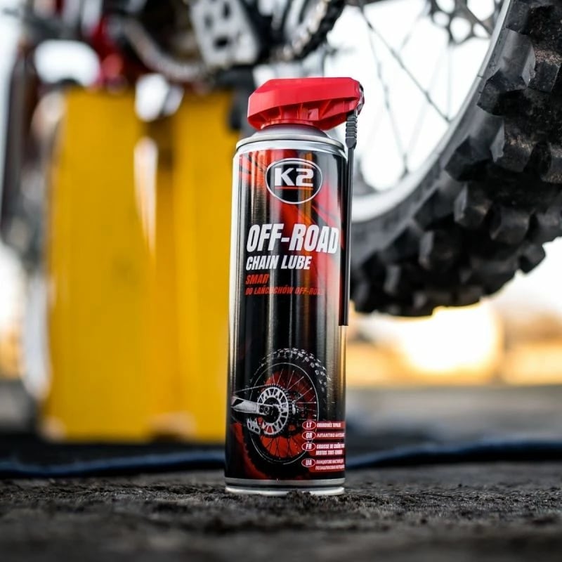 Pastrues dhe lubrifikant i zingjirëve Off-Road Chain Lube 500ml K2