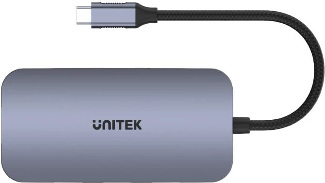 Hub Unitek D1071A USB-C 3.0, 5 GB, argjend