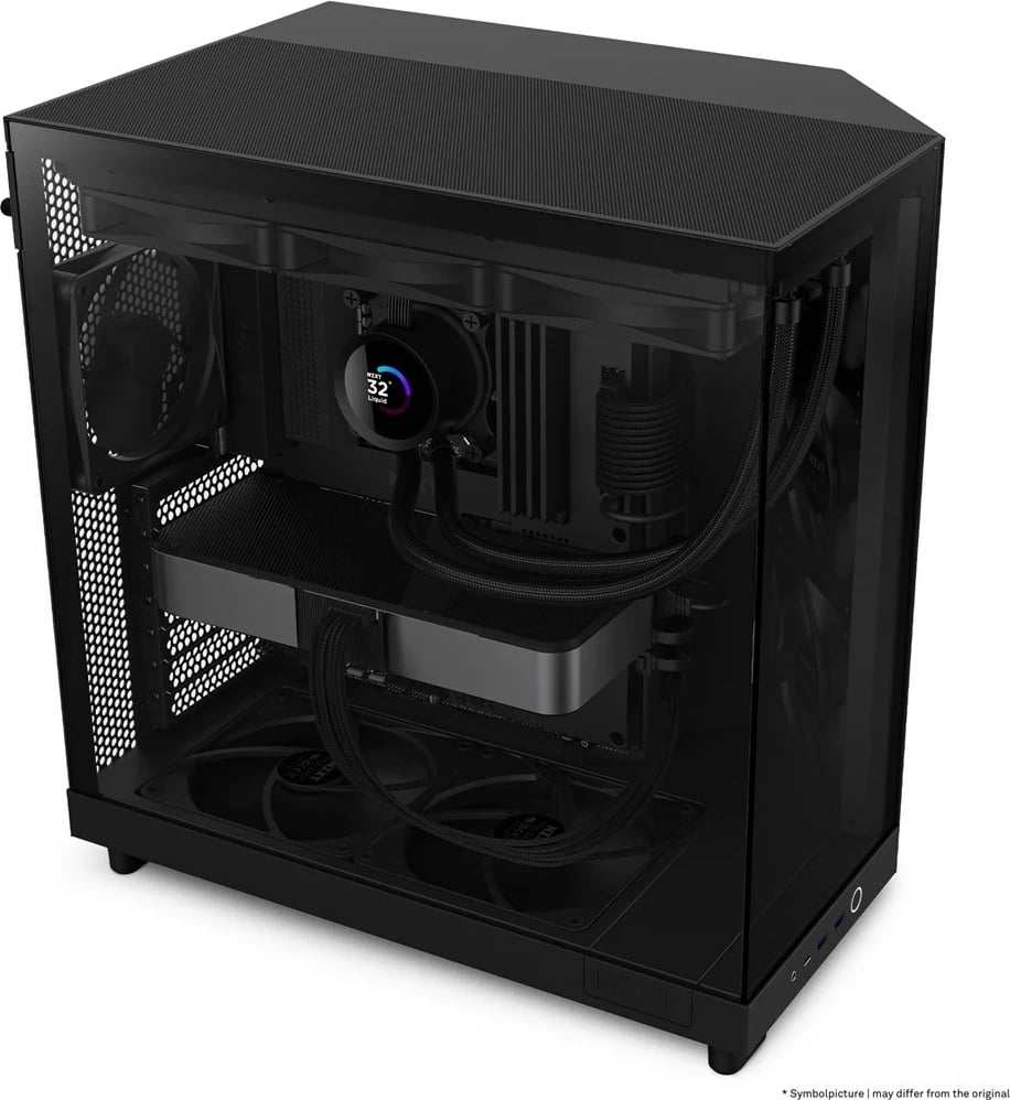 Kasë NZXT H6 Air Flow Midi Tower, Black