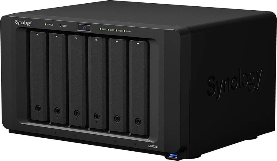 Serveri i ruajtjes Synology DiskStation DS1621+, Ethernet LAN, i zi