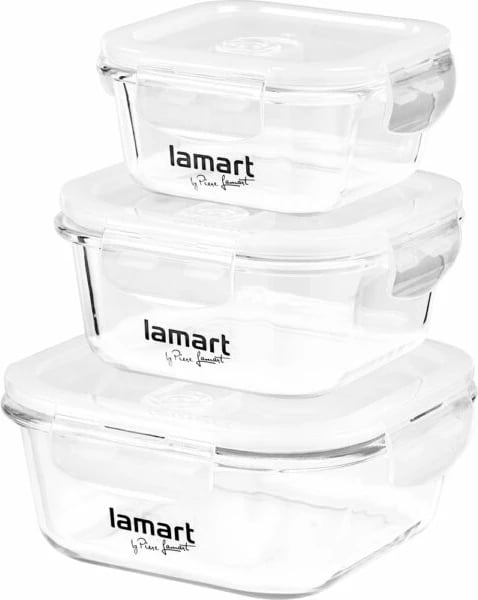 Set kuti për ushqim Lamart LT6012, 3 copë