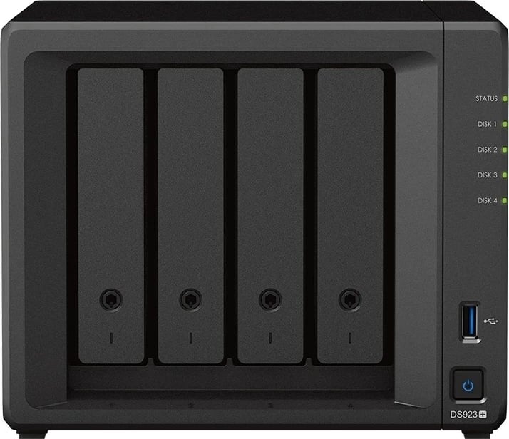 NAS Synology DS923+, 2x HAT3300-4T (2x 4TB)