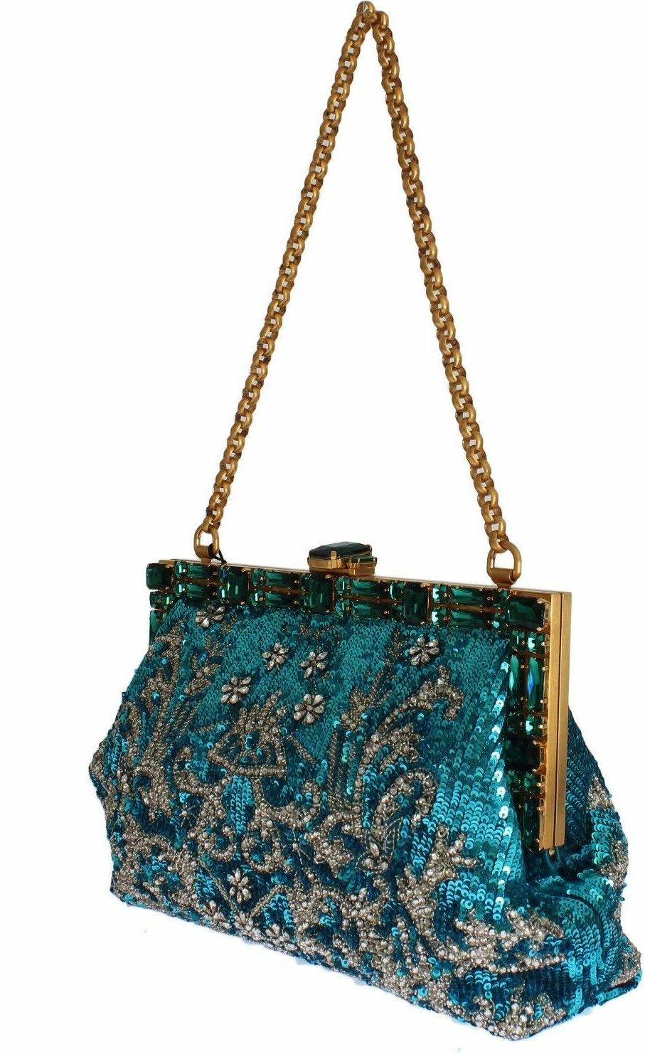 Çanta mbrëmjeje Dolce & Gabbana, blu