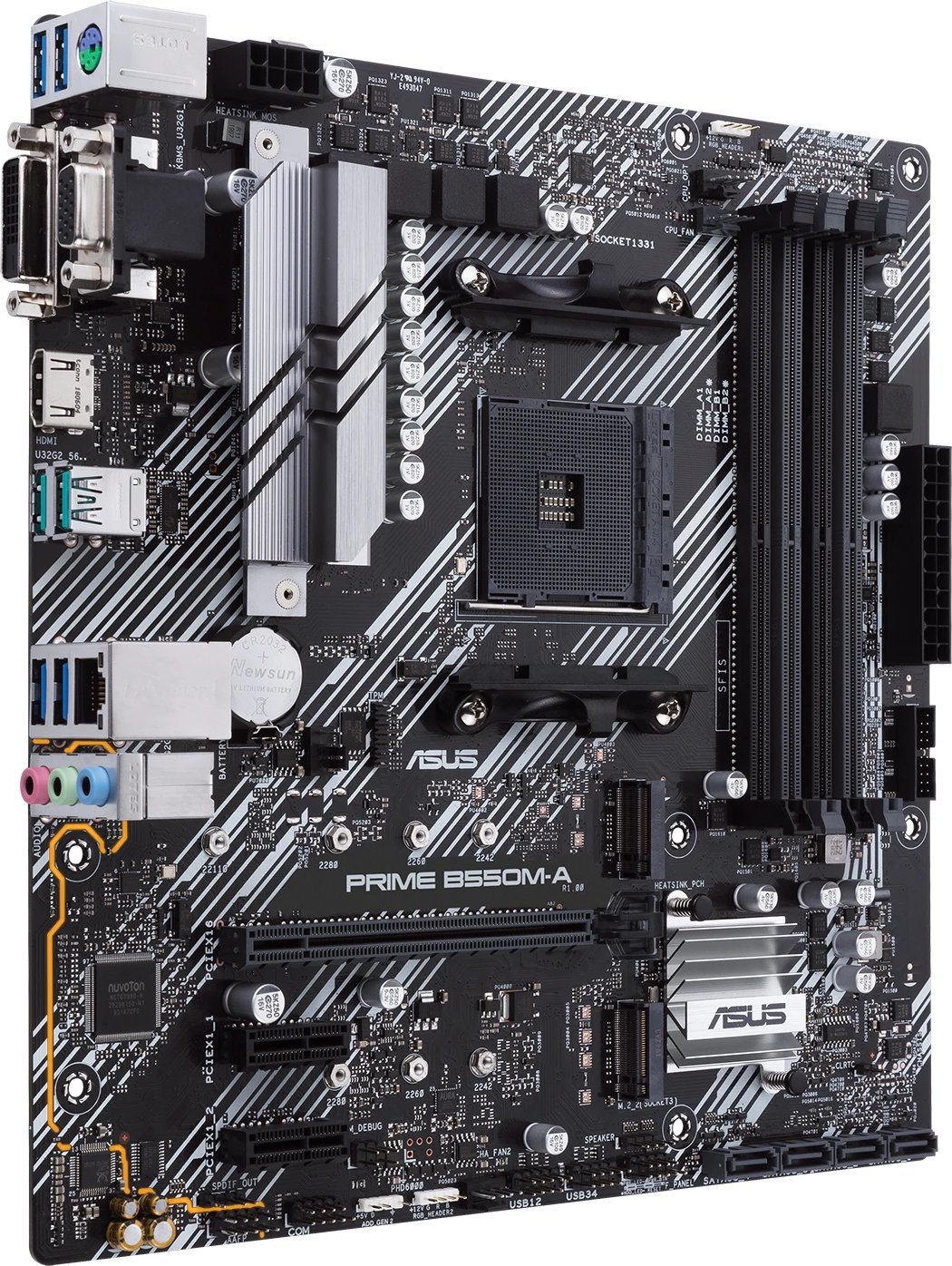 Pllakë amë ASUS PRIME B550M-A/CSM, Socket AM4, micro ATX