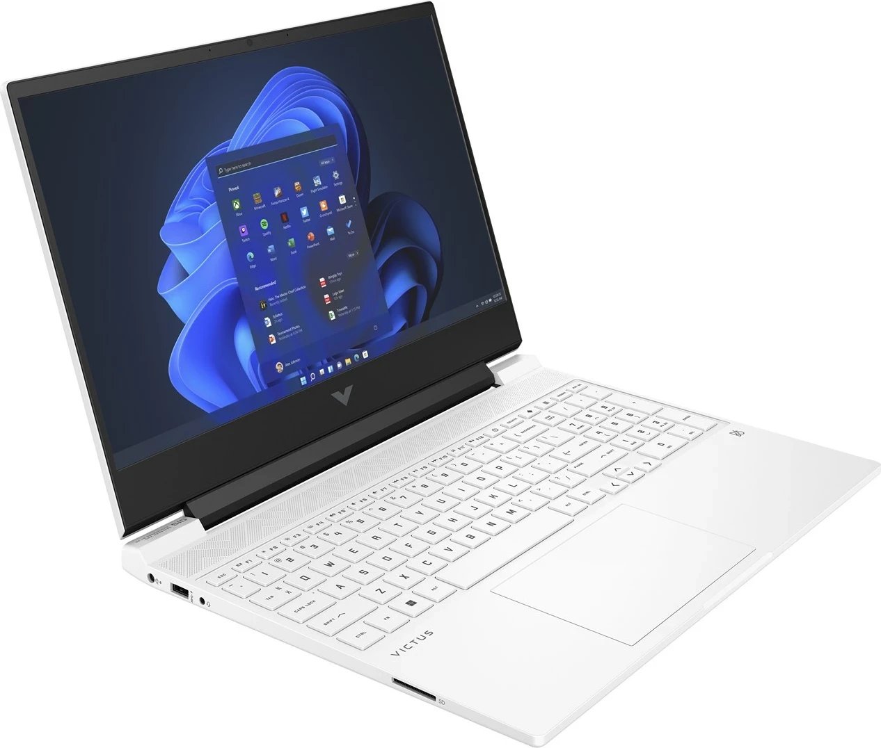 Laptop HP VICTUS 15-fb2686nw, 15.6", AMD Ryzen 7, 16GB RAM, 512GB SSD, RTX 4050,  i bardhë