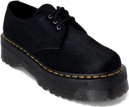 Këpucë Dr. Martens për femra, me lidhëse, të zeza