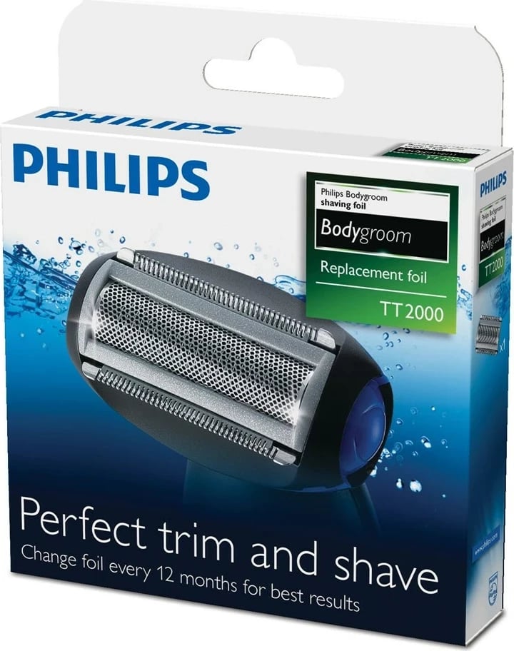 Kokë zëvendësuese për makinë rroje Philips Bodygroom TT2000/43, E zezë