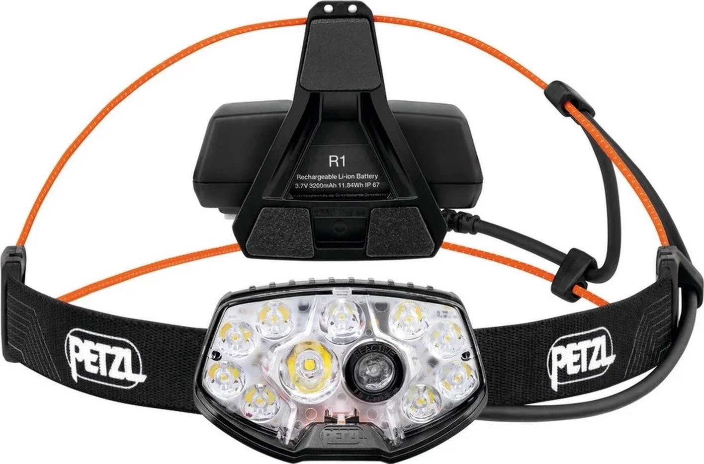 Dritë koke Petzl Nao RL, 1500 lumen, e zezë