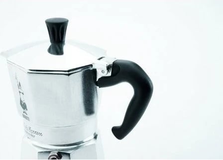 Bialetti Moka Express 3TZ, 150 ml, ngjyrë argjendi