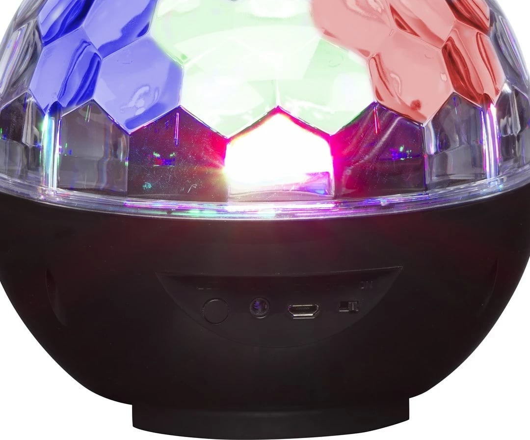 Boks Denver BTL-65MK2 me LED Disco Lampë, i zi