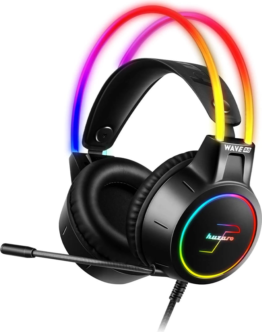 KUFJE GAMING HUZARO HZ-WAVE 3.0 | RGB MIC E ZEZE