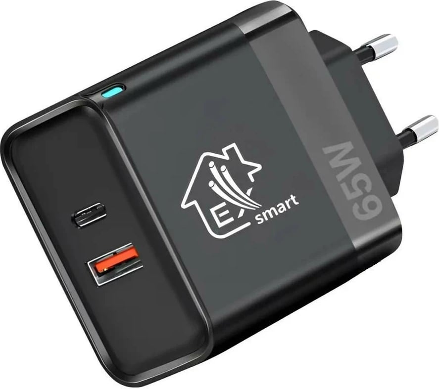 Karikues Extralink Smart Life 65W, USB-C + USB-A, i zi