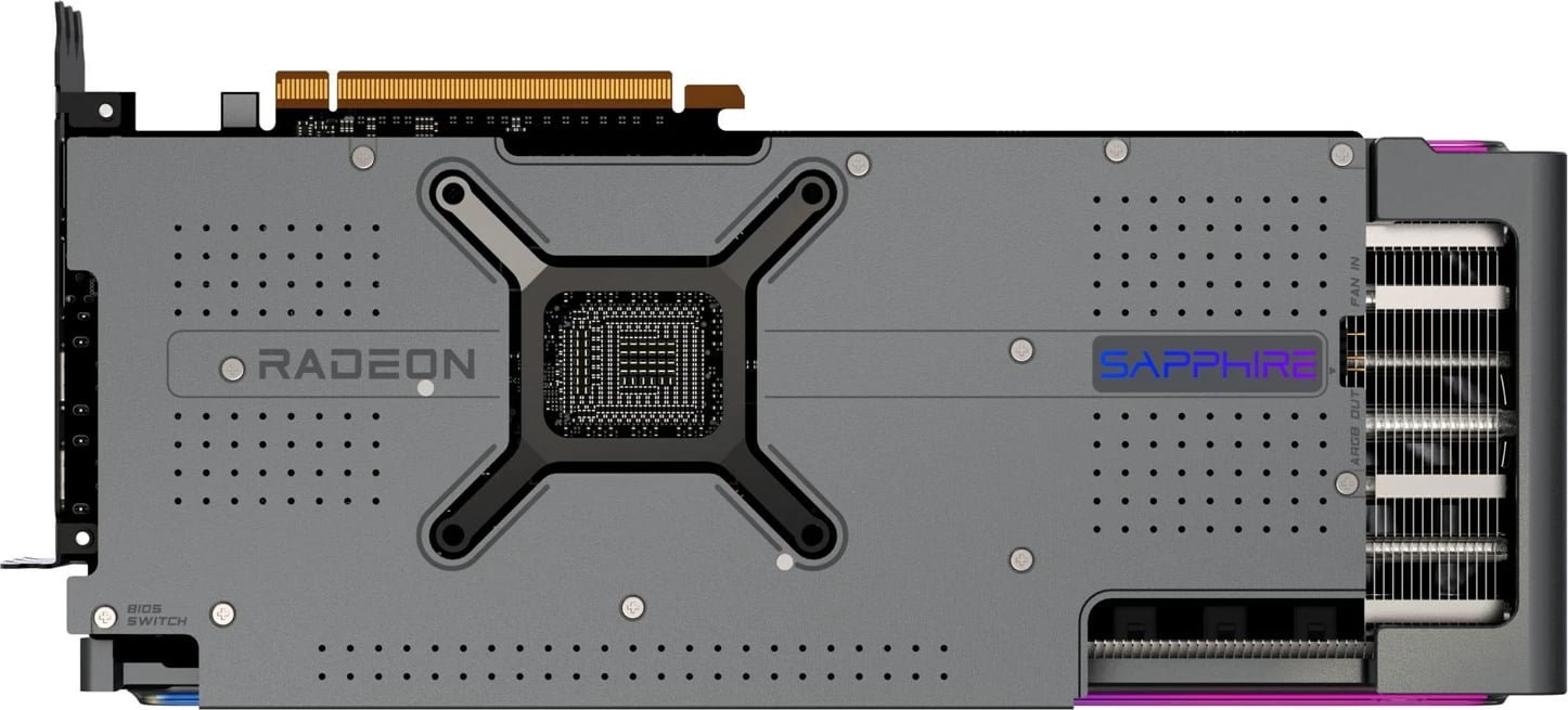 Kartelë grafike Sapphire NITRO+ Radeon RX 7900 XTX Vapor-X, 24 GB GDDR6, Argjendtë