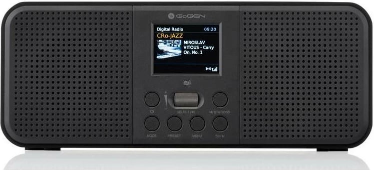 Radio GoGEN DAB 800 BTC, Bluetooth, DAB+, e zezë