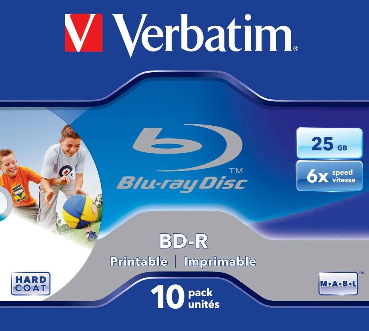 Disk Blu-ray Verbatim BD-R SL 25GB 6x, 10 copë