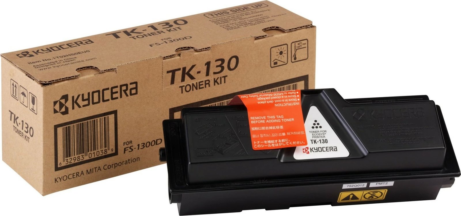 Toner Kyocera TK-130, 7200 faqe, E zezë, 1 copë