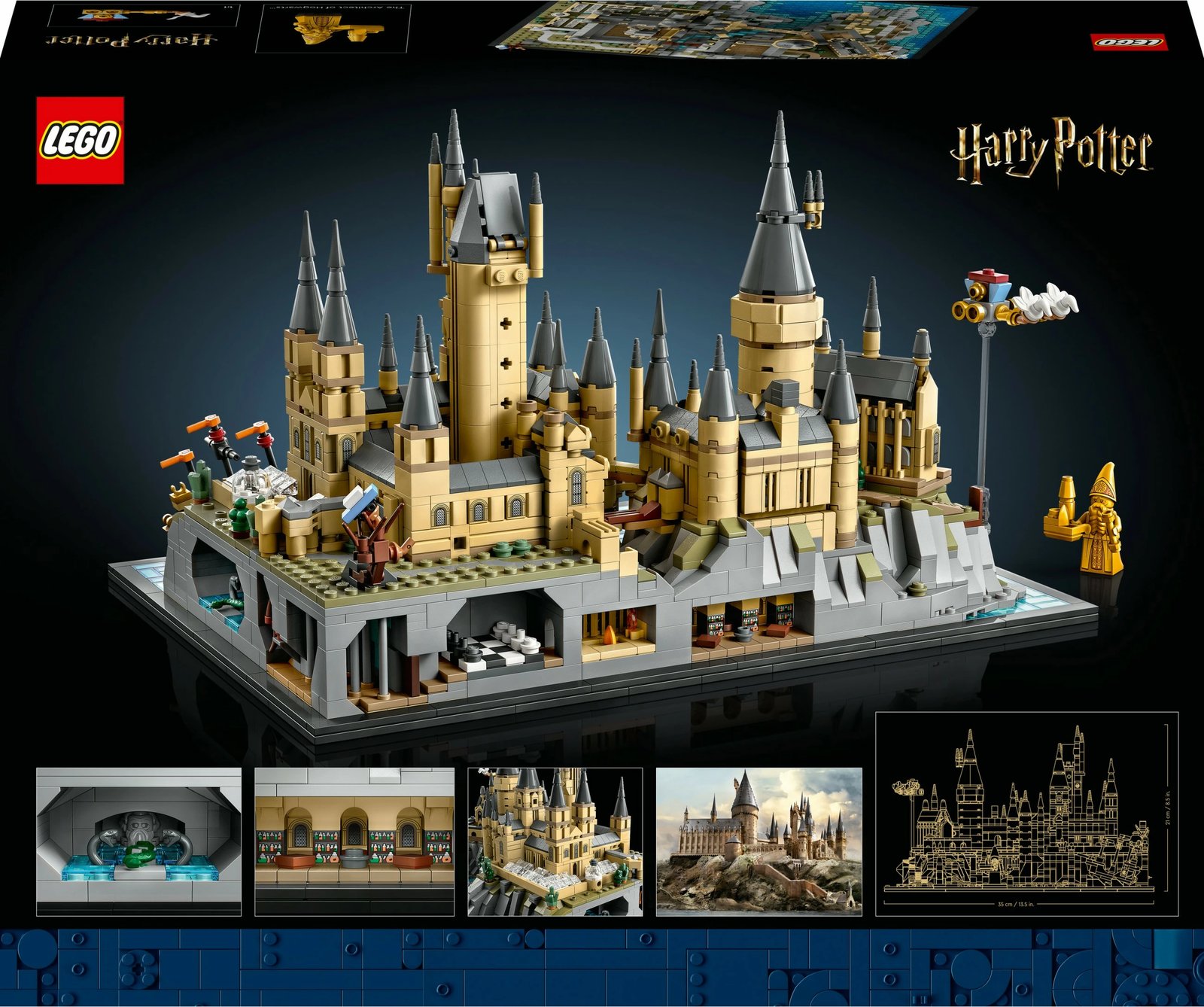 Set ndërtimi LEGO Hogwarts™ Castle and Grounds, 2660 copë