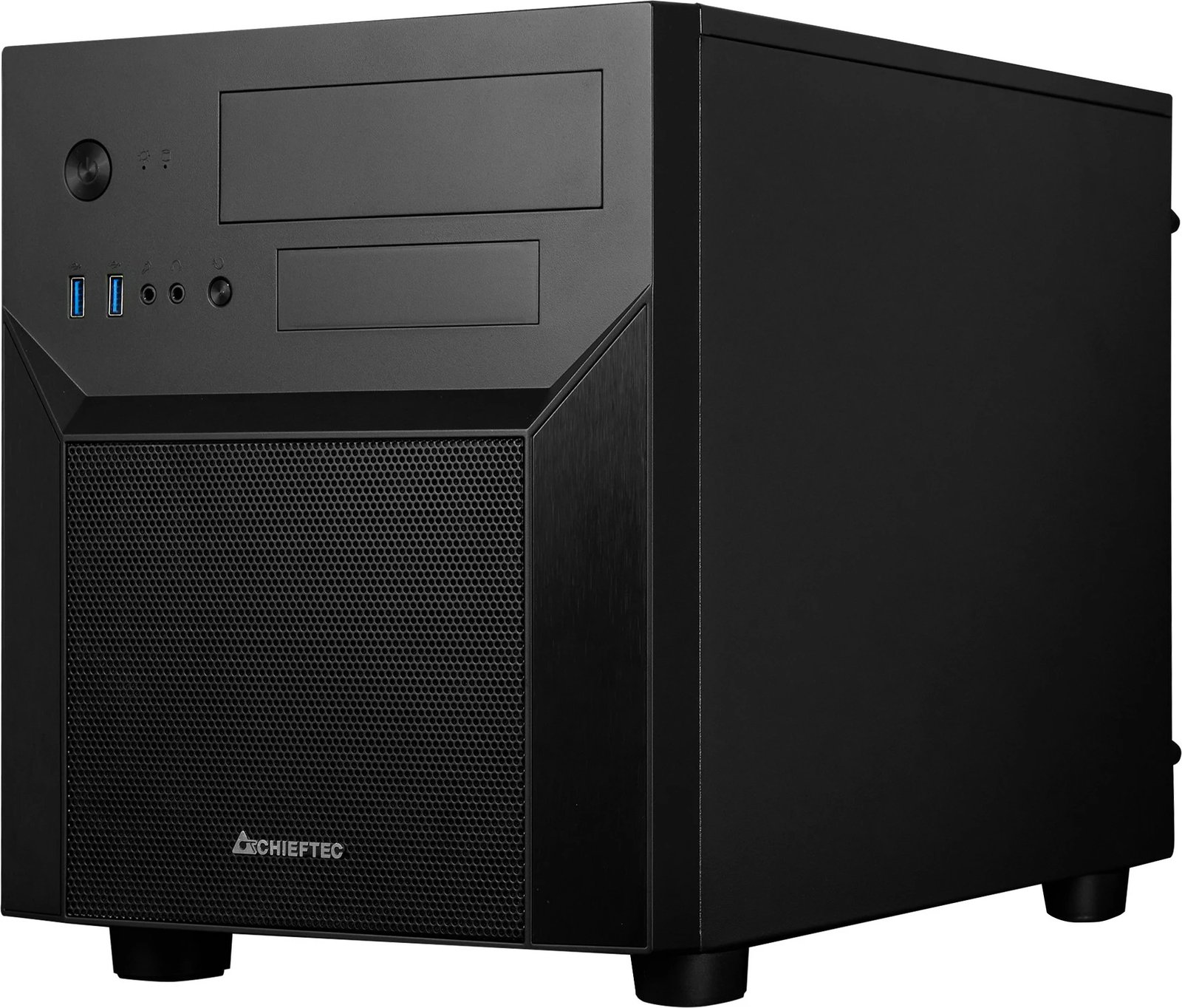 Kasë Chieftec CI-02B-OP, Cube, PC, micro ATX, Mini-ITX, e zezë