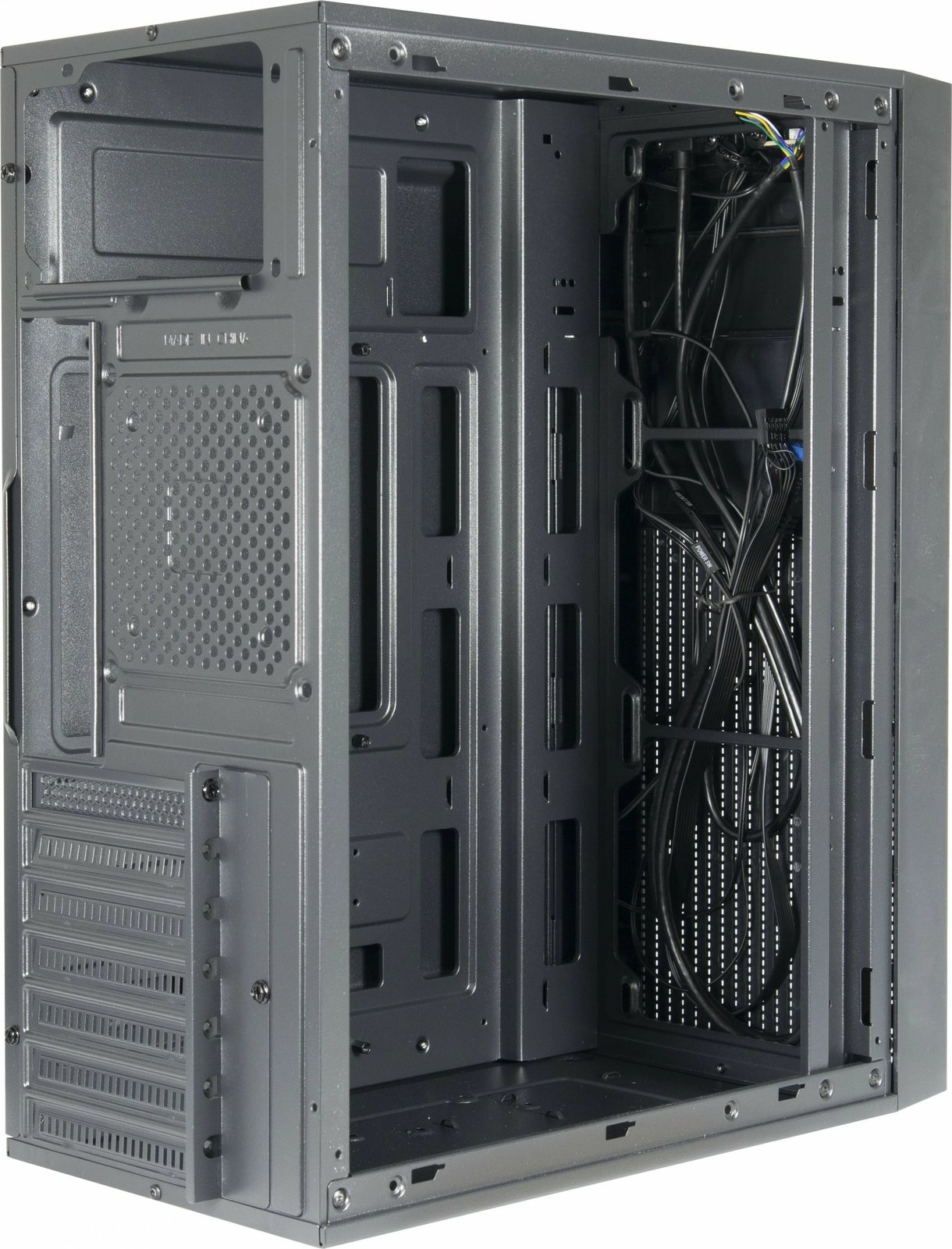 Kasë Inter-Tech A-301 Quad, Midi Tower, ATX, micro ATX, Mini-ITX, e zezë