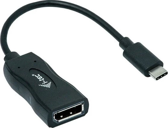 Adapter i-tec USB-C në DisplayPort, i zi