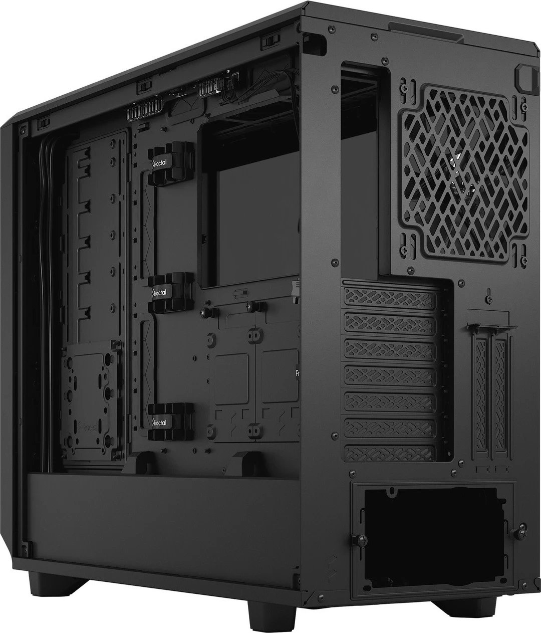 Kasë Fractal Design Meshify 2 TG Light Tint, Midi Tower, e zezë