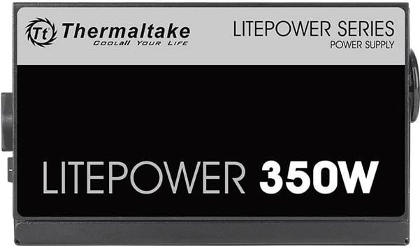 Kasë ushqyese Thermaltake Litepower II, e zezë 350W