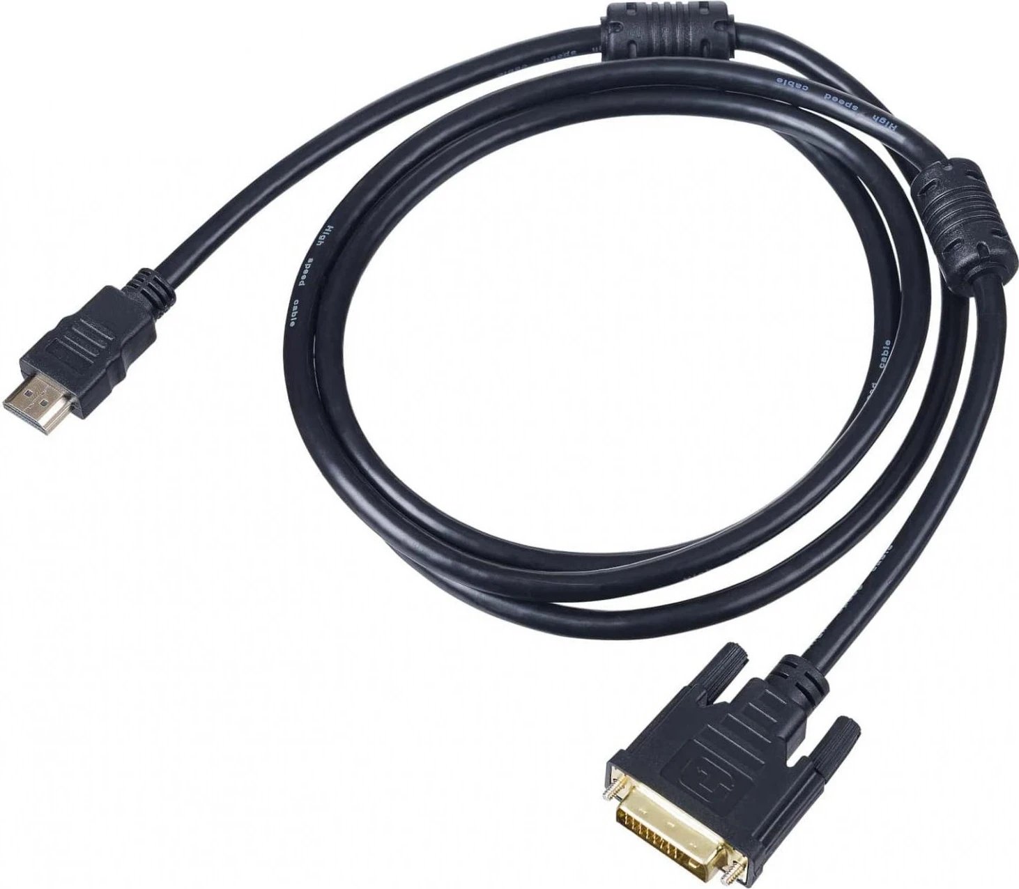 Kabëll Akyga AK-AV HDMI/DVI, 1.8m, zi-argjendtë