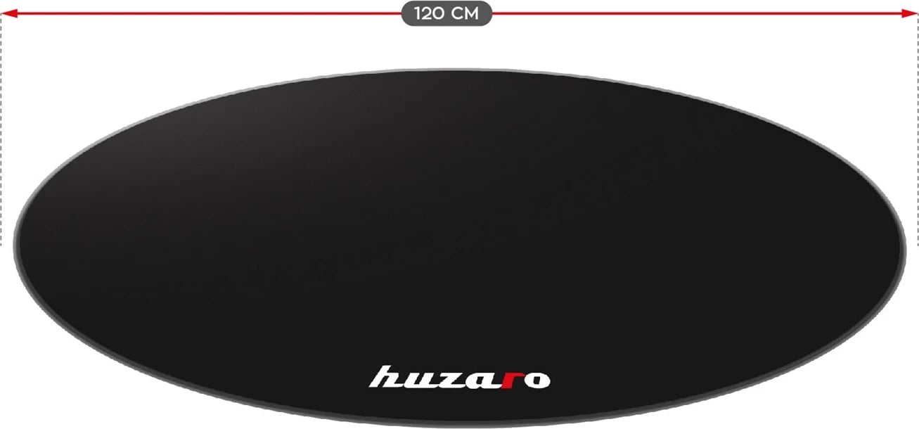 Tapet për karrige gaming Huzaro Floormat 3.0, i zi