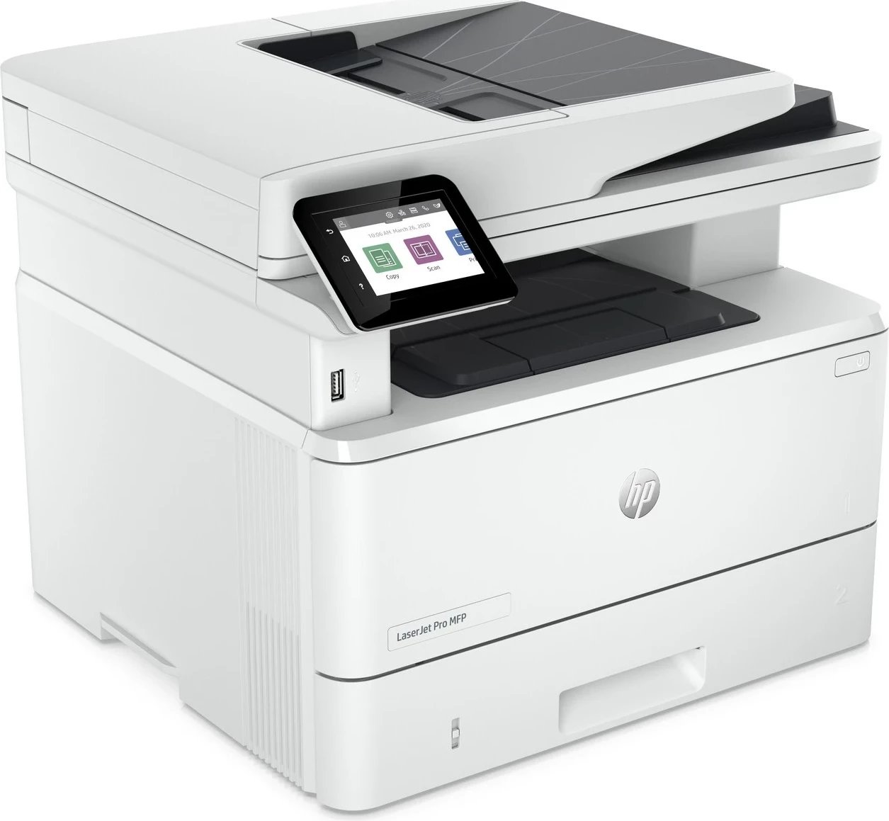 Printer HP LaserJet Pro MFP 4102fdw Wi-Fi, i bardhë 