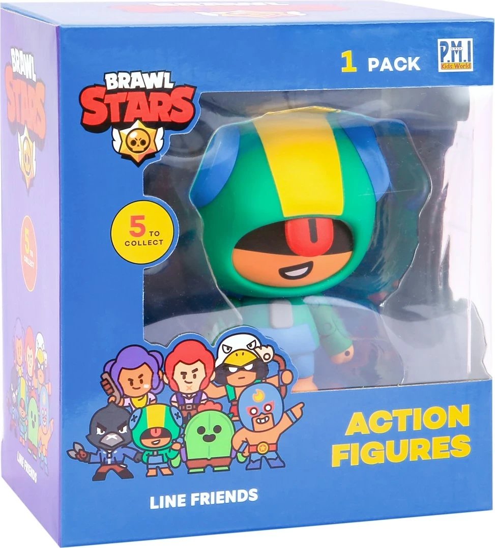 Figurë aksioni Brawl Stars S1, P.M.I. Kids World, Leon, 11cm