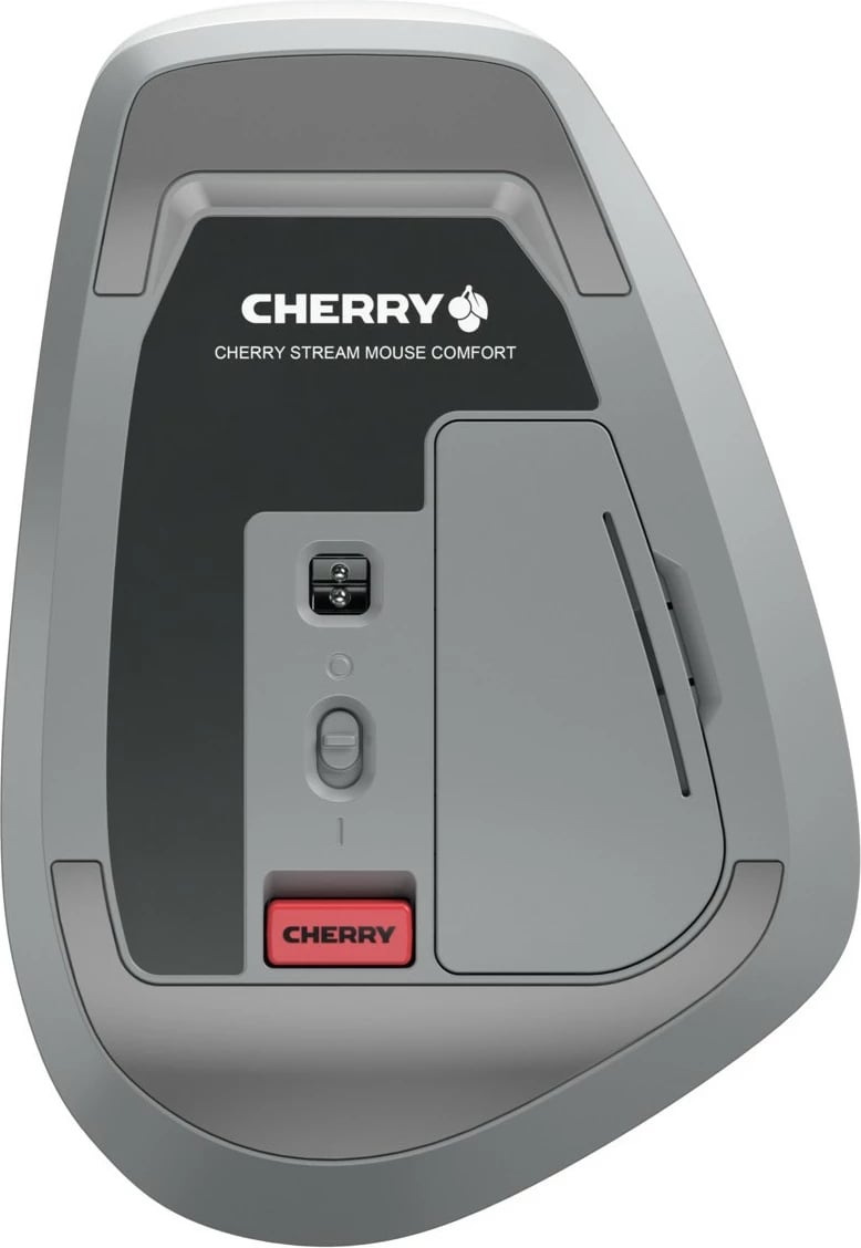 Maus Cherry Stream Comfort, RF Wireless, 4000 DPI, Gri, Bardhë