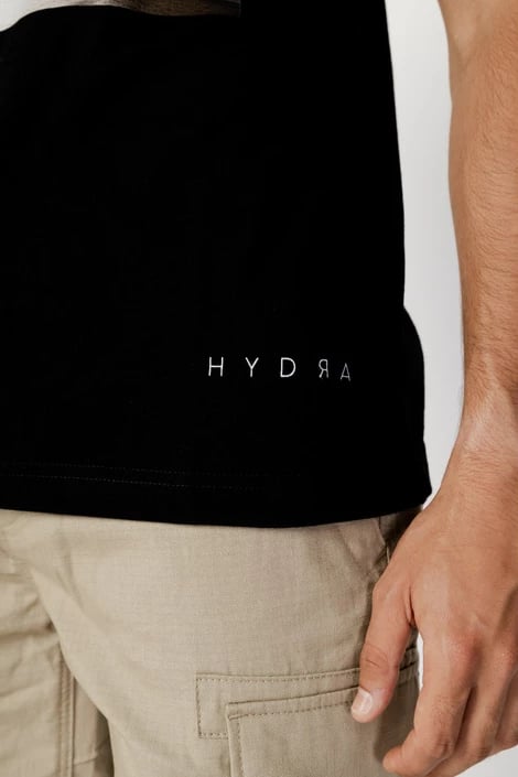 Maicë për meshkuj Hydra Clothing, e zezë 