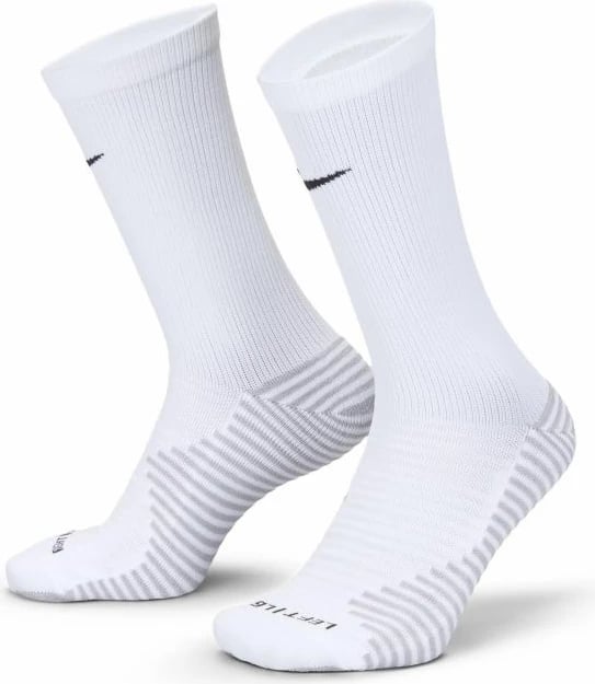 Çorape Nike Dri-FIT për meshkuj dhe femra, të bardha