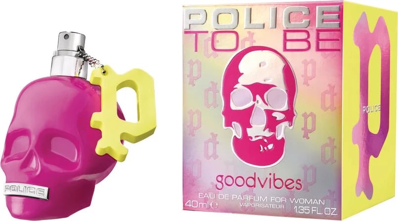 Eau de Toilette Police To Be Good Vibes for woman, 40 ml