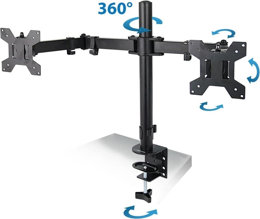 Mbajtës  monitori Esperanza ERW018, 10-27'', 8kg, i zi