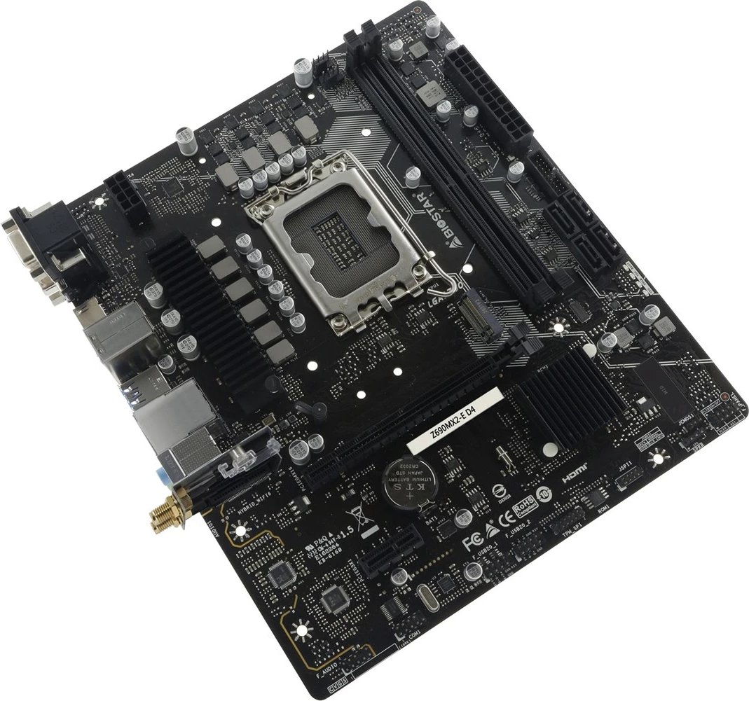 Pllakë amë Biostar Z690MX2-E D4, Intel Z690, LGA 1700, micro ATX