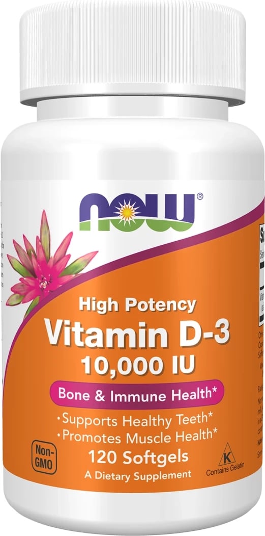 Vitamin D3 10,000 IU, 120 softgels