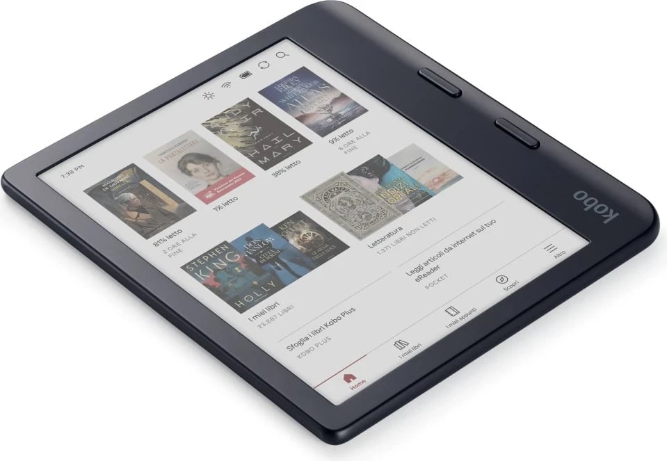 Lexues e-book KOBO Libra, 7", 32 GB, Wi-Fi, I zi