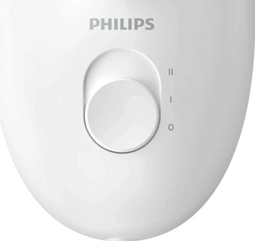 Epilator Philips Satinelle Essential BRE245/00, bardhë-gjelbër