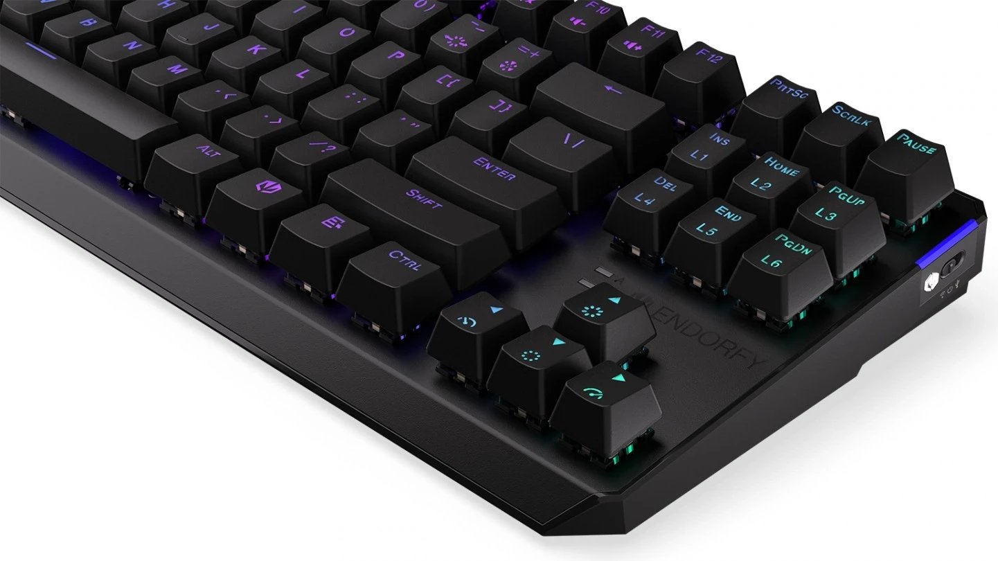 Tastierë Endorfy Thock TKL Wireless, e zezë