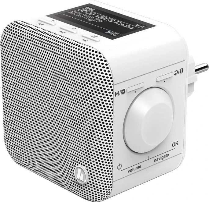 Radio Hama DIR45BT, me Bluetooth dhe Wi-Fi, ngjyrë e bardhë