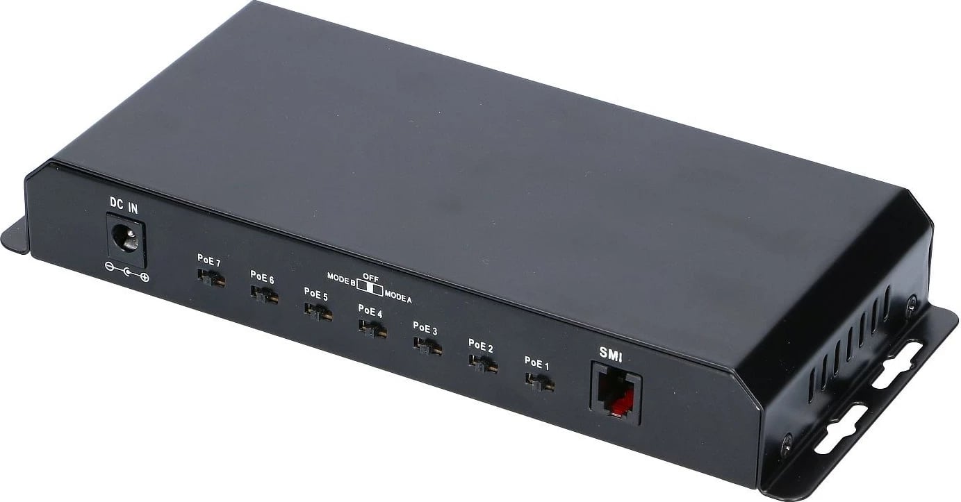 Switch Extralink KRATOS PoE 7x Gigabit, 1x Uplink, 60W, i zi