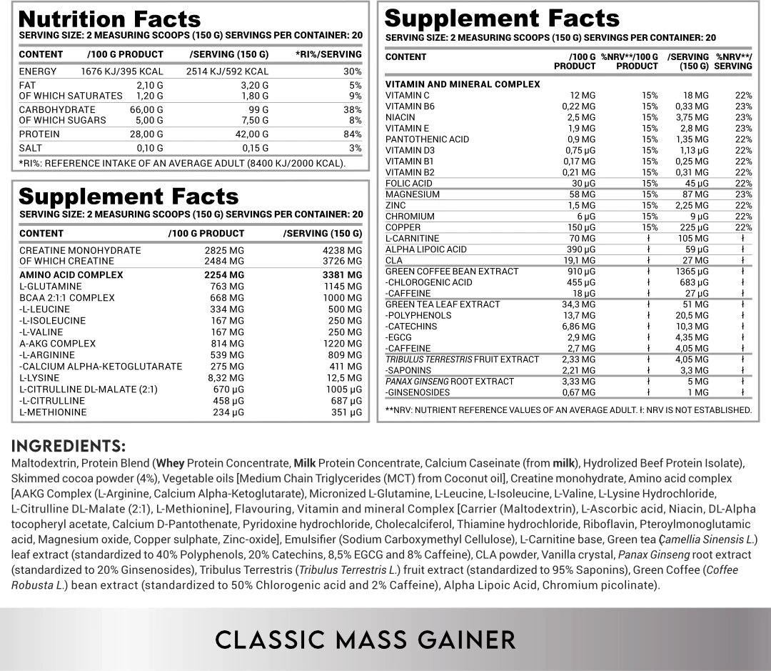 Massive Gainer 3000 g