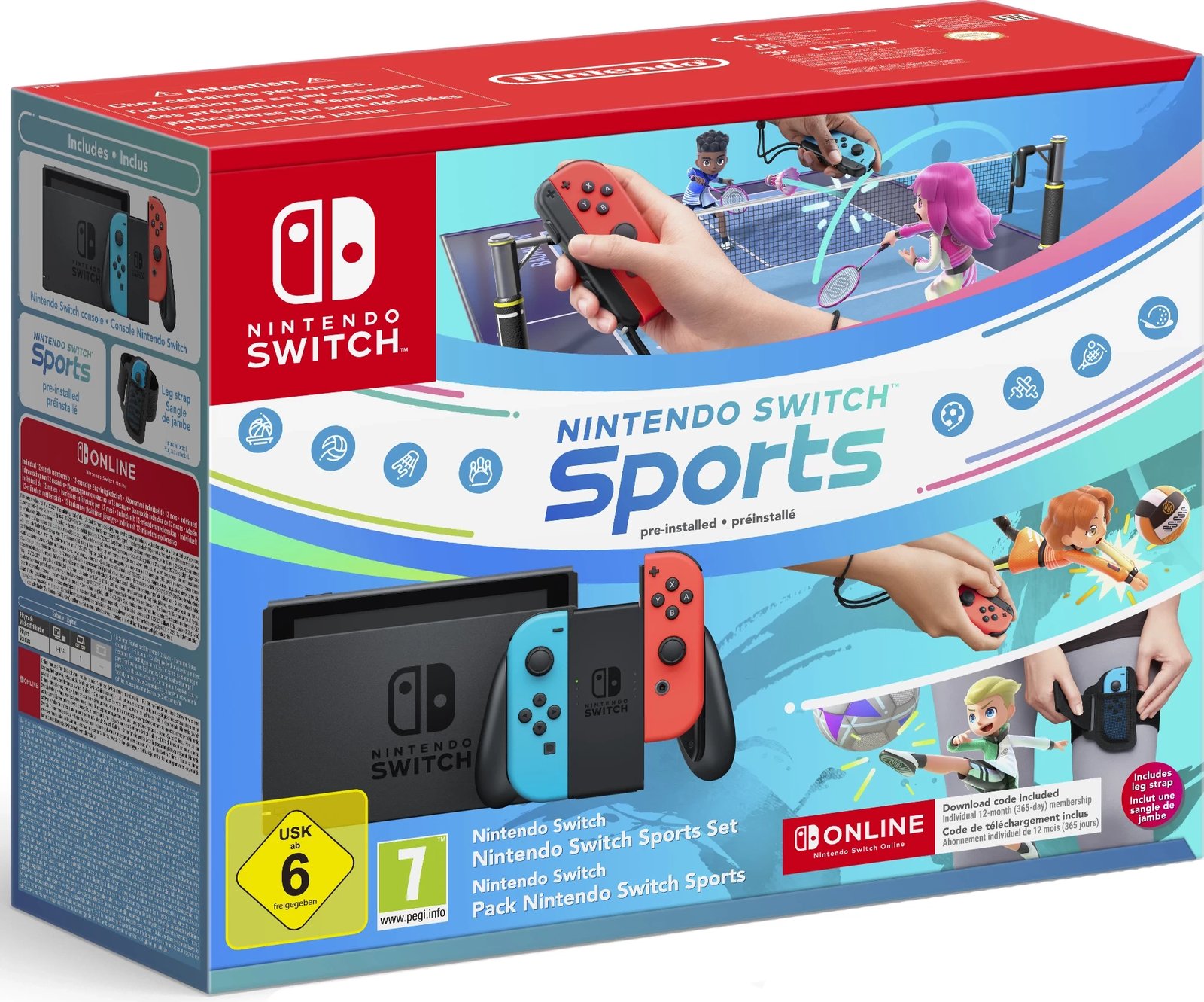 Konsolë Nintendo Switch 1.1, Neon Blue/Neon Red